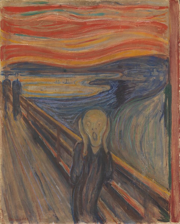 Der Schrei der Natur The scream of nature