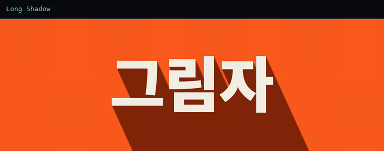 롱 섀도