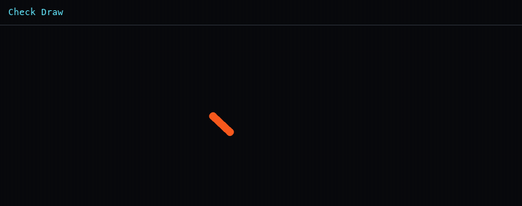 체크 드로