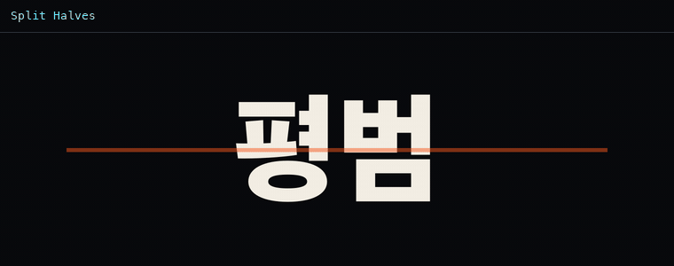스플릿 하프